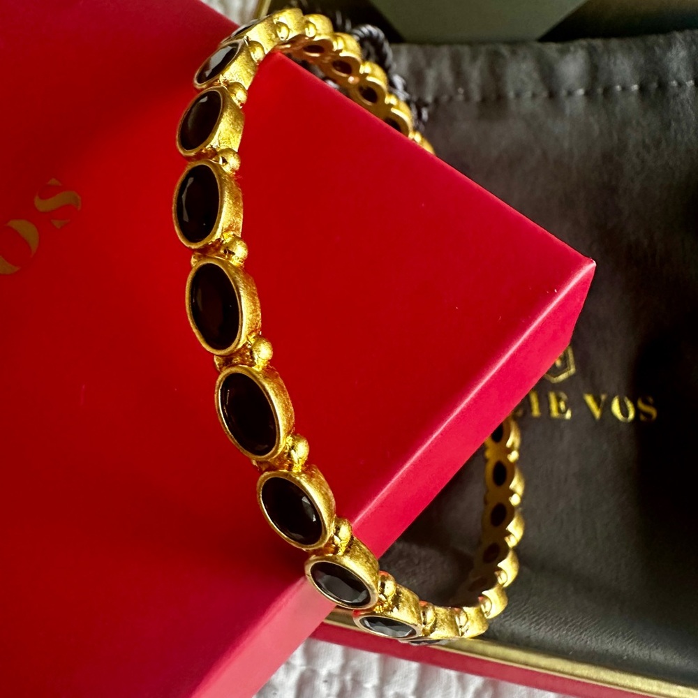 Julie Vos Mykonos bangle, pristine condition with JV gift box and dust bag